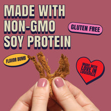 Load image into Gallery viewer, Louisville Vegan Jerky Co. - Vegan &amp; Plant Based Maple Bacon Jerky 3 oz
