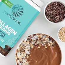 Load image into Gallery viewer, Sunwarrior - Chocolate Fudge Collagen Drink Powder - Vegan, Plant-Based

