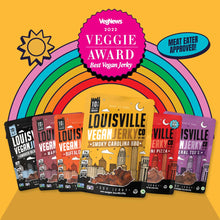 Load image into Gallery viewer, Louisville Foods - Vegan &amp; Plant Based Smoky Carolina BBQ Jerky 3 oz: Single Bag
