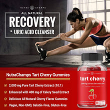Load image into Gallery viewer, NutraChamps - Tart Cherry Gummies - Uric Acid Cleanse Supplement
