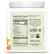 Load image into Gallery viewer, Sunwarrior - Pumpkin Seed Protein Powder - Organic, Gluten-Free, Non-GMO

