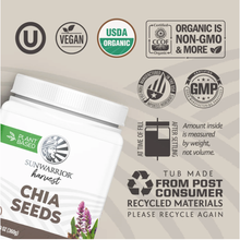Load image into Gallery viewer, Sunwarrior - Sunwarrior Harvest Chia Seeds - Organic, Non-GMO, Vegan
