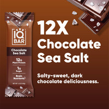 Load image into Gallery viewer, IQBAR - IQBAR Chocolate Sea Salt | Brain + Body Keto Protein Bars
