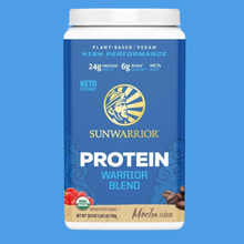 Load image into Gallery viewer, Sunwarrior - Warrior Blend Mocha Protein - Pea Protein Powder: 375g
