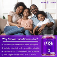 Load image into Gallery viewer, NutraChamps - Iron Gummies
