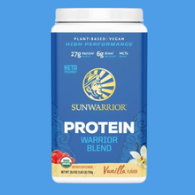 Load image into Gallery viewer, Sunwarrior - Warrior Blend Vanilla Protein - Pea Protein Powder: 375g
