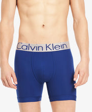 Load image into Gallery viewer, Calvin Klein Men's 3-Pk Steel Micro Boxer Briefs, Large
