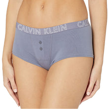 Load image into Gallery viewer, Calvin Klein Women&#39;s CK Ultimate Cotton Boyshort, Blue Granite, S
