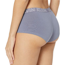 Load image into Gallery viewer, Calvin Klein Women&#39;s CK Ultimate Cotton Boyshort, Blue Granite, S

