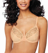 Load image into Gallery viewer, Bali Women&#39;s Desire Lace Non-Foam Underwire, Champagne Shimmer, 42DD
