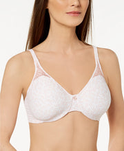 Load image into Gallery viewer, Bali Women&#39;s Comfort Minimizer Underwire Bra, Pink Leaf Print, 38DDD
