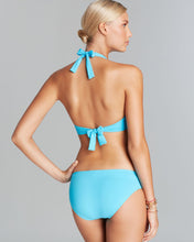 Load image into Gallery viewer, Tommy Bahama Women&#39;s Pearl Shirred Hipster Bikini Bottom, Island Blue,XL/16

