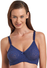 Load image into Gallery viewer, Bali Women&#39;s Lace Smooth Underwire Bra, In the Navy, 34C
