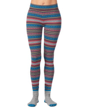 Load image into Gallery viewer, Cuddl Duds Women's 2-Pc. Super-Soft Printed Legging &amp; Sock Set, Multi, XS

