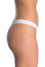 Load image into Gallery viewer, DKNY Women's Classic Cotton Thong, White, S
