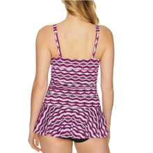 Load image into Gallery viewer, Swim Solutions Women's Spring Play Tummy-Control Swimdress, Purple, 8
