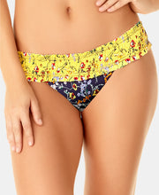 Load image into Gallery viewer, Anne Cole Studio Wildflower Ditsy Printed Bikini Bottoms, S, Yellow
