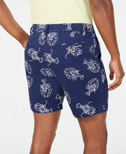 Load image into Gallery viewer, Tommy Hilfiger Men's 7" Lobster Stretch-Cotton Shorts, Blue, 38W
