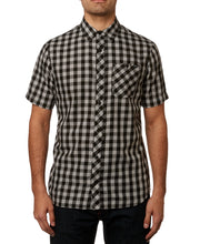 Load image into Gallery viewer, Fox Men's Button-Down Plaid Shirt, Gray, S
