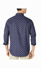 Load image into Gallery viewer, Club Room Men's Paisley-Print Corduroy Button-down Shirt, Navy, M
