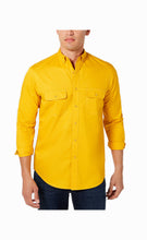 Load image into Gallery viewer, Club Room Men's Stretch Button Down Twill Classic Fit Shirt, XL

