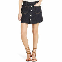 Load image into Gallery viewer, Denim &amp; Supply Ralph Lauren Button-Front Denim Skirt, Black, 26
