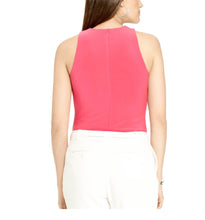 Load image into Gallery viewer, Ralph Lauren Petite Women's Cutaway Jersey Tank, Pink, PL

