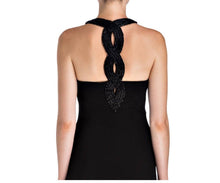 Load image into Gallery viewer, Ralph Lauren Women's Embellished Abendkleid Dress, Black, 4
