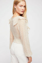 Load image into Gallery viewer, Free People Women's Macaroon Super Soft Lightweight Sweater, Ivory, M
