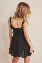 Load image into Gallery viewer, Free People Women&#39;s Not A Chance Corset Mini Slip Dress, Black, S
