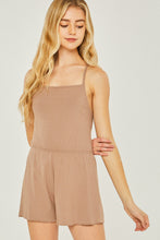Load image into Gallery viewer, Belloago Women&#39;s Lace-up Back Pull-Over Romper
