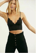 Load image into Gallery viewer, Free People Women's Montella Pinstripe Crop Skinny Pants,,12, Black
