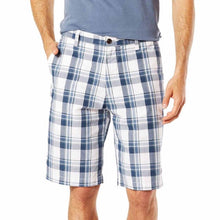 Load image into Gallery viewer, Dockers Men's Classic Fit Stretch Perfect Short, Blue Plaid, 30W
