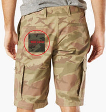 Load image into Gallery viewer, Dockers Men's Perfect Cargo Shorts, Camouflage Camo Green, 44W
