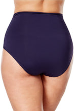 Load image into Gallery viewer, Anne Cole Plus Women&#39;s Tummy High-Waist Bikini Bottoms, Navy,16W
