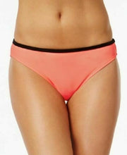 Load image into Gallery viewer, California Waves Juniors&#39; Sea Shore Bikini Bottoms, Peach, M
