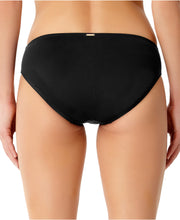 Load image into Gallery viewer, Anne Cole Women&#39;s Live in Color Classic Bikini Bottom, Black, S
