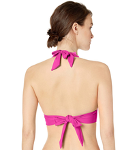 Load image into Gallery viewer, Anne Cole Women&#39;s Ric Rack Halter Bikini Top, New Pink, XS
