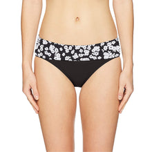 Load image into Gallery viewer, Anne Cole Women&#39;s Itsy  Black Fold Over Mid-Rise Bikini Bottom, XS
