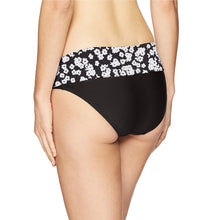 Load image into Gallery viewer, Anne Cole Women&#39;s Itsy  Black Fold Over Mid-Rise Bikini Bottom, XS
