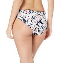 Load image into Gallery viewer, Anne Cole Studio Women&#39;s Shirred Back Bikini Bottom, Blue Floral, XS
