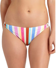 Load image into Gallery viewer, California Waves Women&#39;s Ring Hipster Bikini Bottoms, Multi, L
