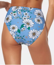 Load image into Gallery viewer, Jessica Simpson Women&#39;s Tie High-Waist Bikini Bottoms, Pacific, M
