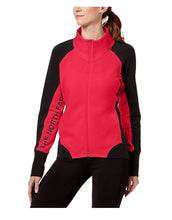 Load image into Gallery viewer, THE NORTH FACE Women&#39;s Train N Logo Full Zip Sweatshirt, Red/Black, XS
