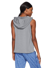 Load image into Gallery viewer, Under Armour Women&#39;s Modal Terry Hoodie Vest, Steel Fade, XX-Large
