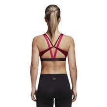 Load image into Gallery viewer, Adidas Women&#39;s High-Neck Sports Bra, Noble Maroon/Night Red, XS
