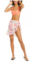 Load image into Gallery viewer, Miken Women&#39;s TIE DYE Tie-Waist Sarong Cover-up, Multicolor, XS
