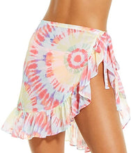 Load image into Gallery viewer, Miken Women&#39;s TIE DYE Tie-Waist Sarong Cover-up, Multicolor, XS
