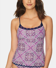 Load image into Gallery viewer, Vera Bradley Women's Dream Tapestry Abby Reversible Tankini Top, L
