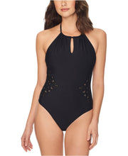 Load image into Gallery viewer, Vera Bradley Women's Dots Ruby Reversible One-Piece Swimsuit, Black, L
